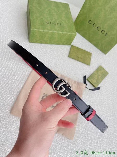 Super Perfect Quality G Belts(100% Genuine Leather,steel Buckle)-2684