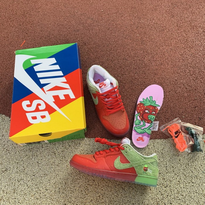 Authentic Nike SB Dunk High “Strawberry Cough”