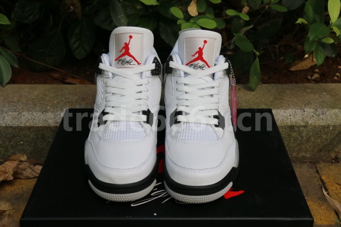 Authentic Air Jordan 4 “White Cement”