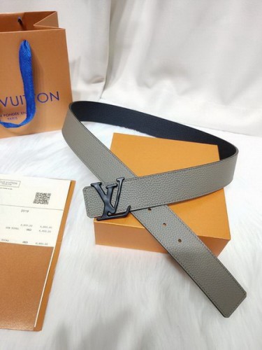 Super Perfect Quality LV Belts(100% Genuine Leather Steel Buckle)-3898