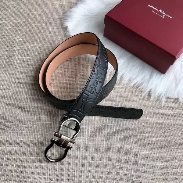 Super Perfect Quality Ferragamo Belts(100% Genuine Leather,steel Buckle)-974