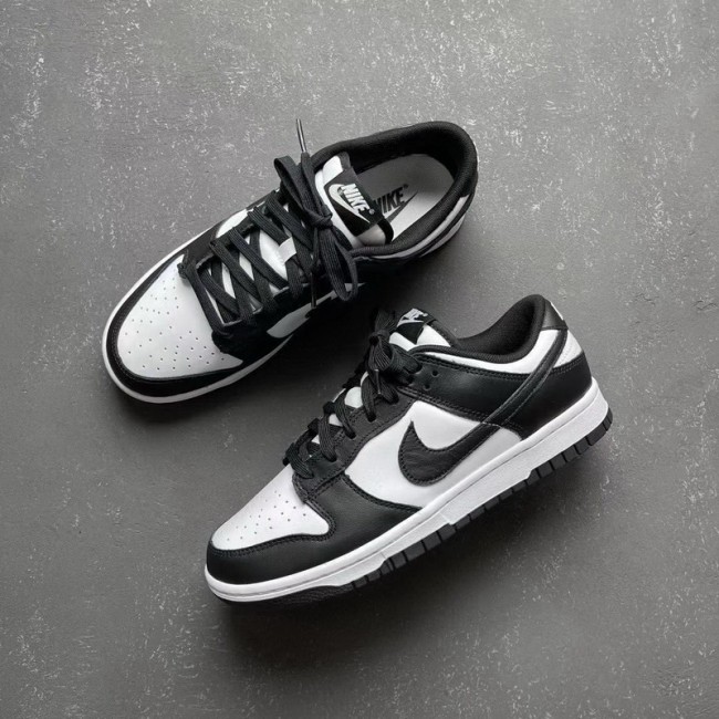 Authentic Nike Dunk Low Black White