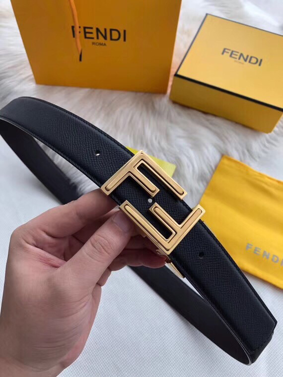 Super Perfect Quality FD Belts(100% Genuine Leather,steel Buckle)-003
