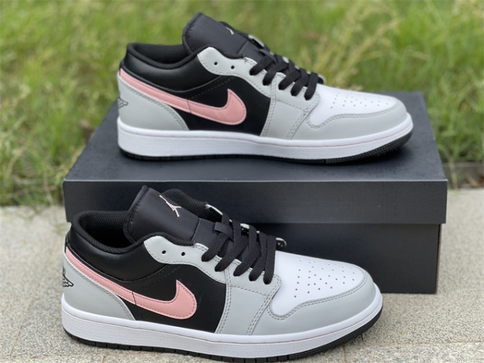 Authentic Air Jordan 1 Low Grey Pink