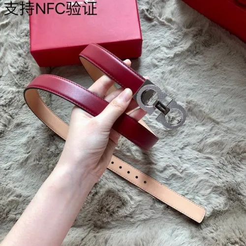 Super Perfect Quality Ferragamo Belts(100% Genuine Leather,steel Buckle)-1091
