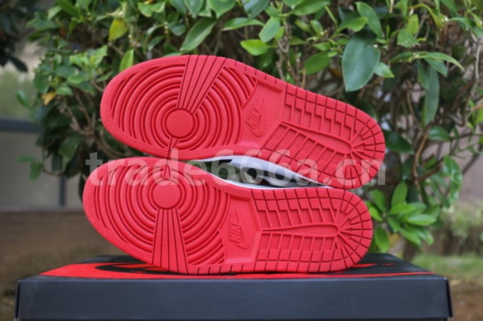 Authentic Air Jordan 1 Satin “Black Toe” GS