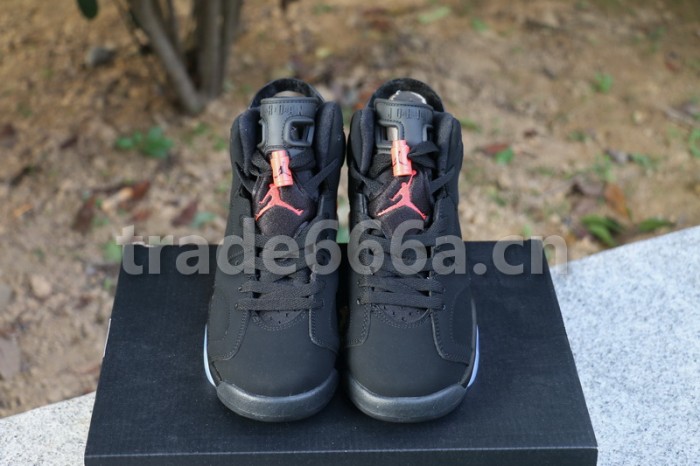 Authentic Air Jordan 6 “Black Infrared” Nike GS