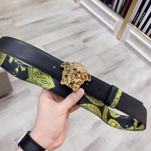 Super Perfect Quality Versace Belts(100% Genuine Leather,Steel Buckle)-565