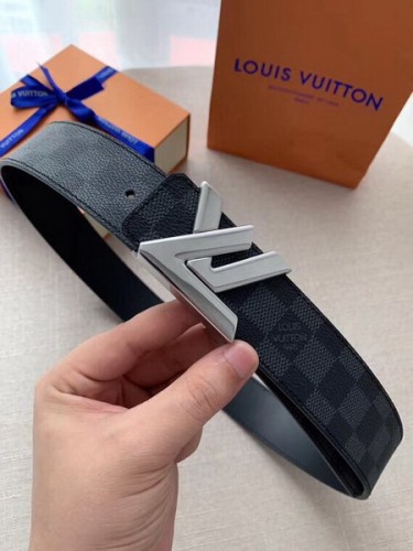 Super Perfect Quality LV Belts(100% Genuine Leather Steel Buckle)-1957