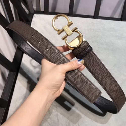 Super Perfect Quality Ferragamo Belts(100% Genuine Leather,steel Buckle)-879