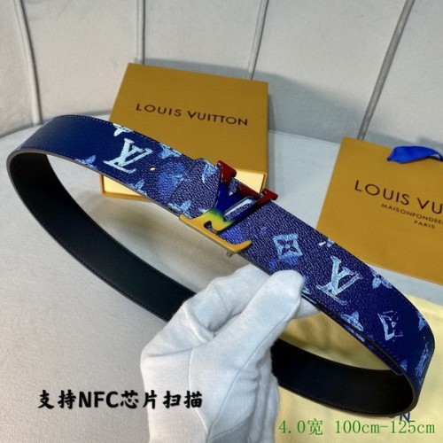 Super Perfect Quality LV Belts(100% Genuine Leather Steel Buckle)-3061