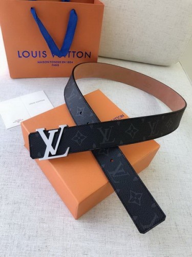 Super Perfect Quality LV Belts(100% Genuine Leather Steel Buckle)-2234