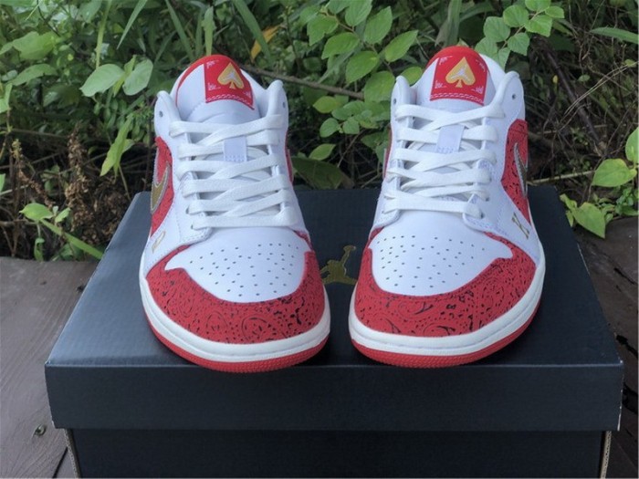 Authentic Air Jordan 1 Low “Spades”
