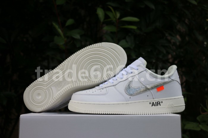 Authentic 2018 Off White x Moma Air Force 1 One Low White