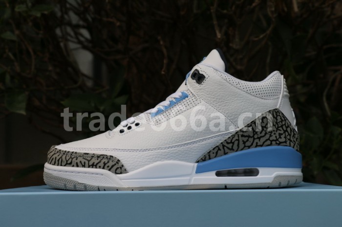 Authentic Air Jordan 3 “UNC” 2020
