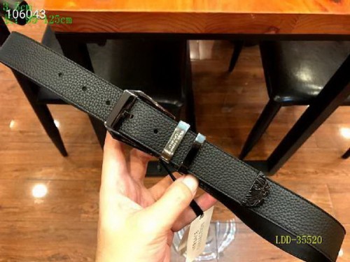 Super Perfect Quality Versace Belts(100% Genuine Leather,Steel Buckle)-384