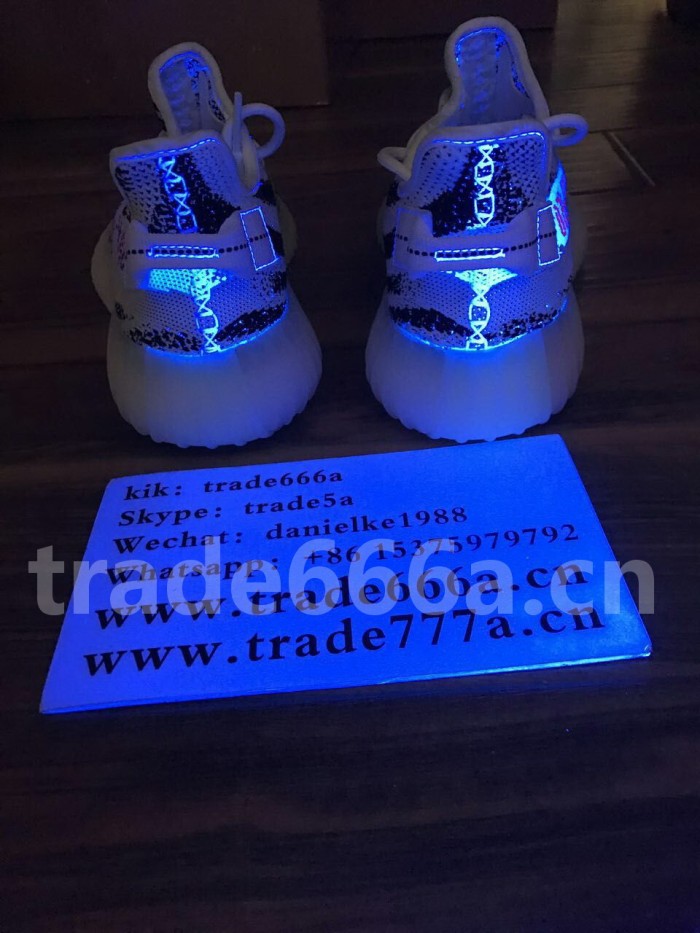 Authentic AD Yeezy 350 Boost V2 Zebra