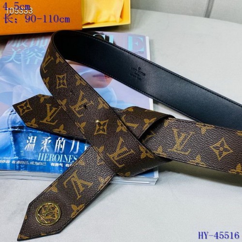 Super Perfect Quality LV Belts(100% Genuine Leather Steel Buckle)-4133