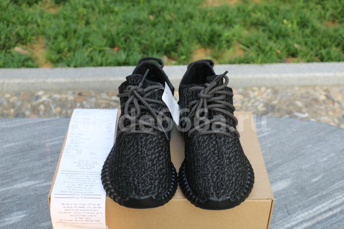 Authentic AD Yeezy 350 Boost “Pirate Black” Final Version (with receipt)