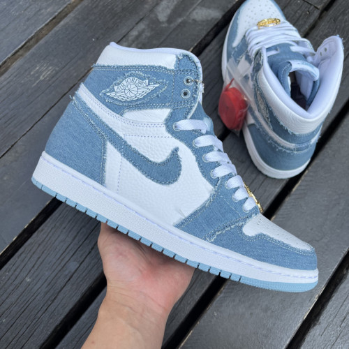 Authentic Air Jordan 1 High OG “Denim” Women Size