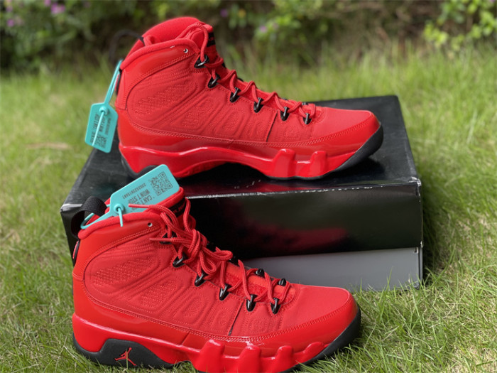 Authentic Air Jordan 9 “Chile Red”