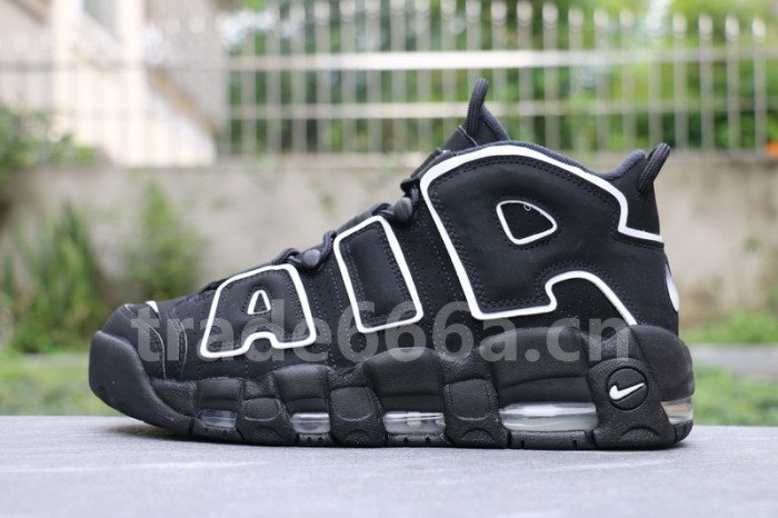 Authentic Nike More Uptempo “Black/White”