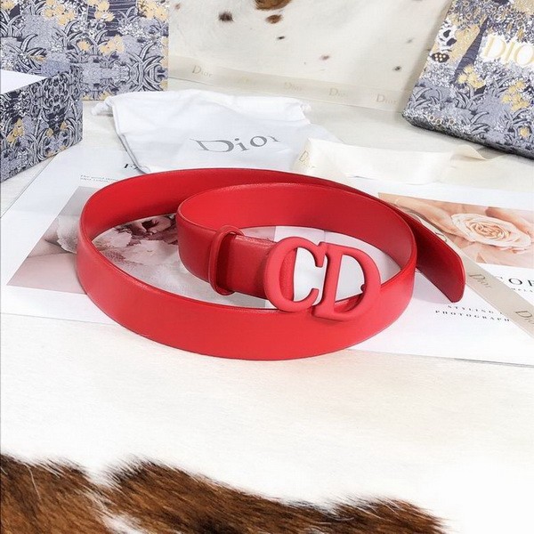 Super Perfect Quality Dior Belts(100% Genuine Leather,steel Buckle)-535