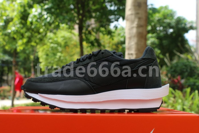 Authentic sacai x Nike LDV Waffle “Black Nylon”