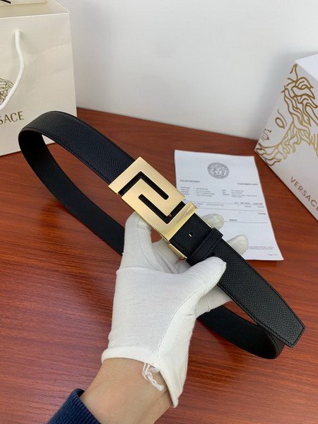 Super Perfect Quality Versace Belts(100% Genuine Leather,Steel Buckle)-1595