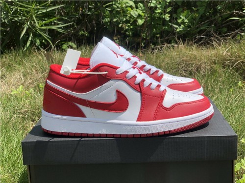 Authentic Air Jordan 1 Low Gym Red