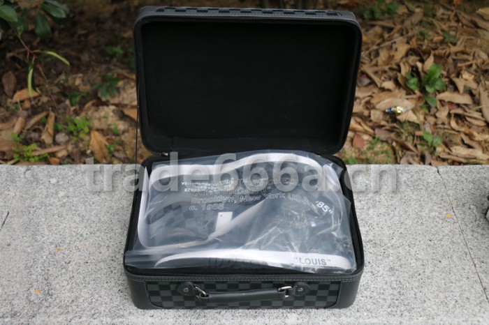 Authentic Off White X LV x Air Jordan 1 Black