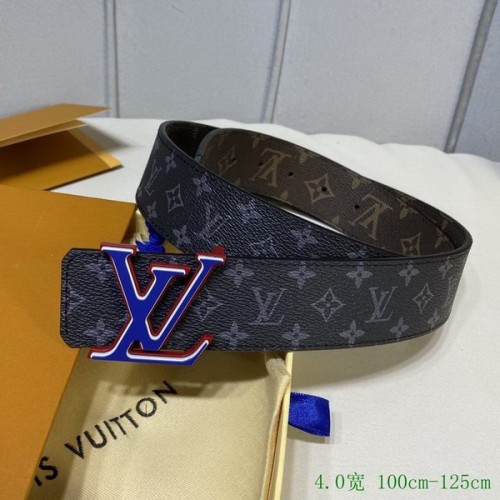 Super Perfect Quality LV Belts(100% Genuine Leather Steel Buckle)-2846