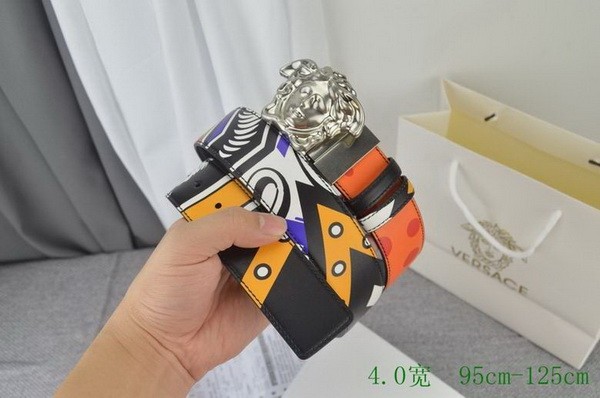 Super Perfect Quality Versace Belts(100% Genuine Leather,Steel Buckle)-644