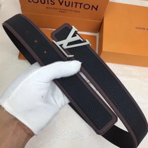 Super Perfect Quality LV Belts(100% Genuine Leather Steel Buckle)-4110