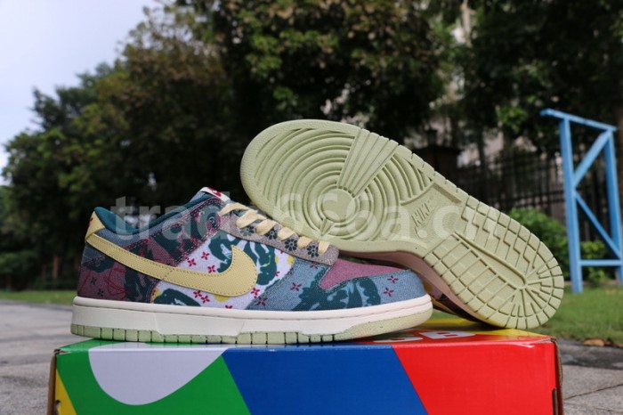 Authentic Nike Dunk Low “Community Garden”