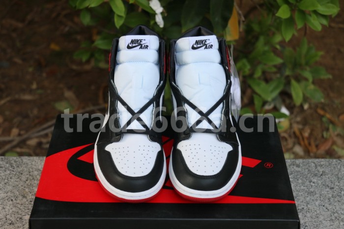 Authentic Air Jordan 1 Satin “Black Toe” GS
