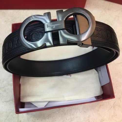 Super Perfect Quality Ferragamo Belts(100% Genuine Leather,steel Buckle)-1099