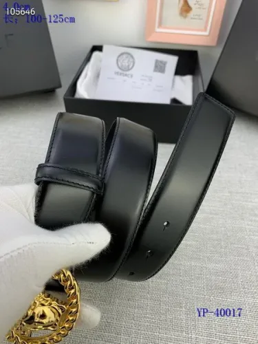 Super Perfect Quality Versace Belts(100% Genuine Leather,Steel Buckle)-1038