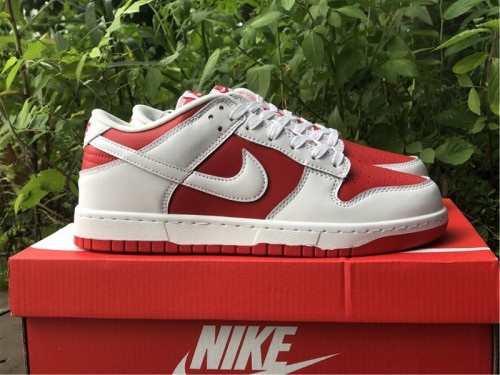 Authentic Nike Dunk Low University Red