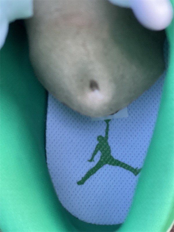 Authentic Air Jordan 1 Mid White Green