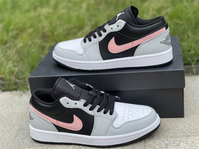 Authentic Air Jordan 1 Low Grey Pink