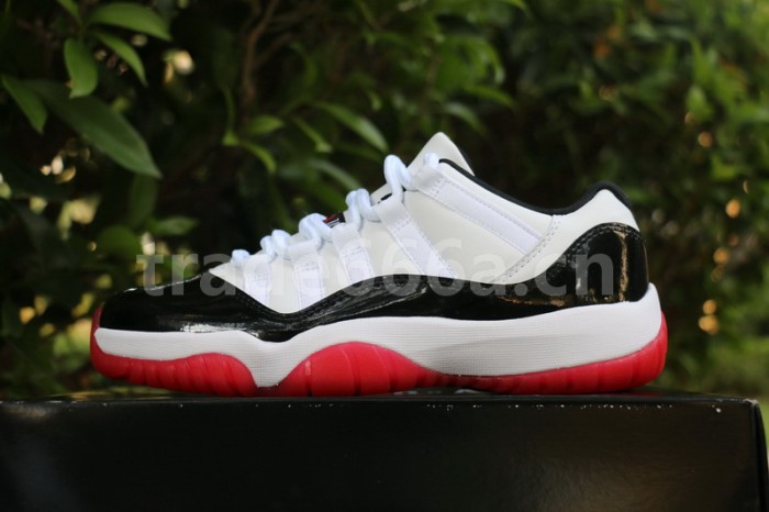 Authentic Air Jordan 11 Low “White Bred” Women Shoes