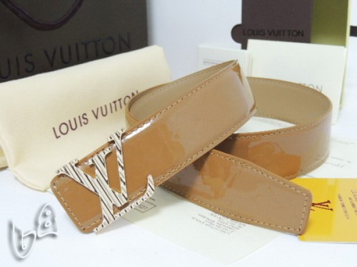 Super Perfect Quality LV Belts(100% Genuine Leather Steel Buckle)-4204