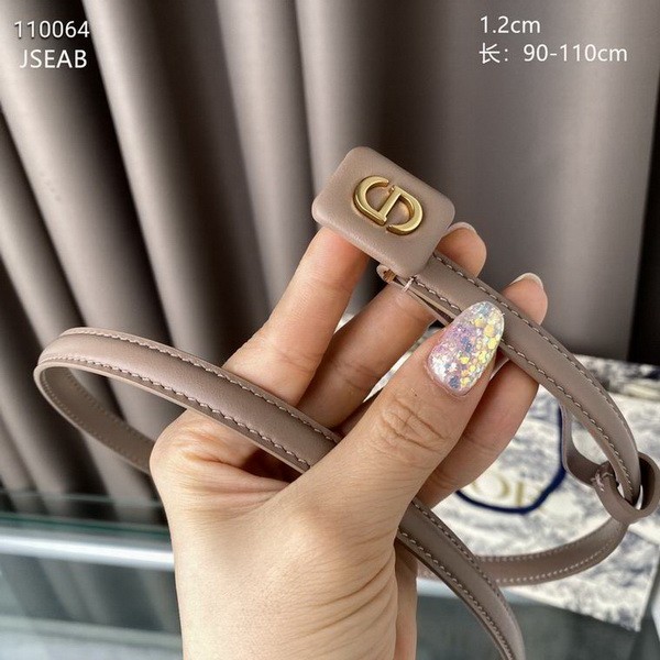 Super Perfect Quality Dior Belts(100% Genuine Leather,steel Buckle)-648