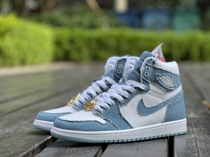 Authentic Air Jordan 1 High OG “Denim”  GS