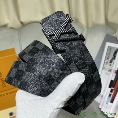 Super Perfect Quality LV Belts(100% Genuine Leather Steel Buckle)-3032