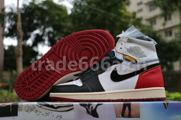 Authentic Union x Air Jordan 1 Retro High OG NRG White Red