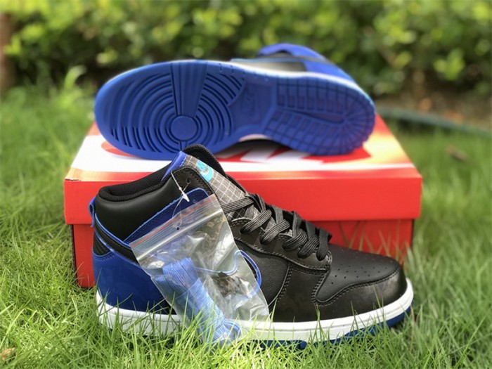 Authentic Nike Dunk High “Blue Camo”