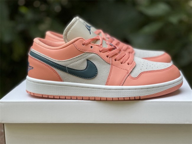 Authentic Air Jordan 1 Low “Light Madder Root”