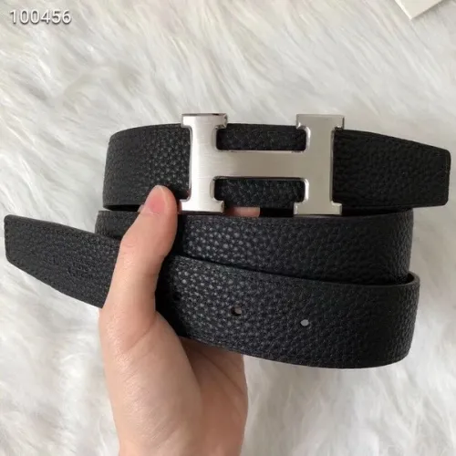 Super Perfect Quality Hermes Belts(100% Genuine Leather,Reversible Steel Buckle)-474